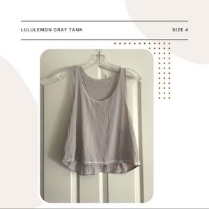 lululemon gray tank